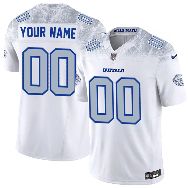 Toddlers Buffalo Bills ACTIVE PLAYER Custom White 2025 F.U.S.E. “Rivalries” Vapor Untouchable Limited Stitched Football Jersey